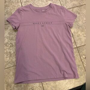 Under Armour Women's Lavender Short Sleeve Tee
